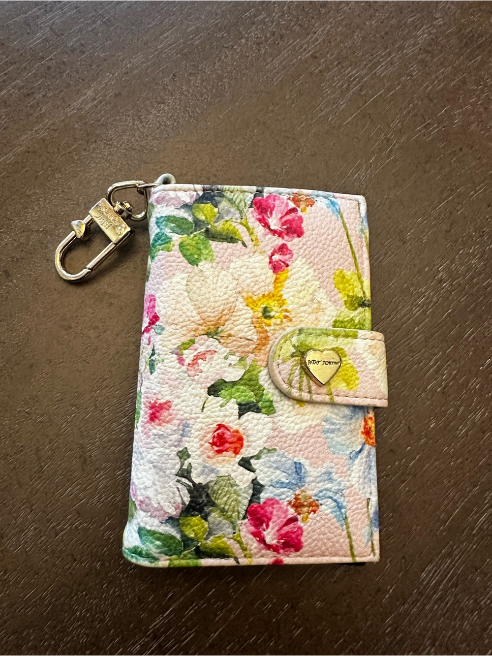 Betsey Johnson Floral wallet with clasp